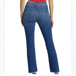 Mother The Insider Flood Fray Jeans  Sz 25